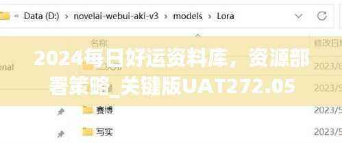 2024每日好运资料库,资源部署策略_关键版UAT272.05