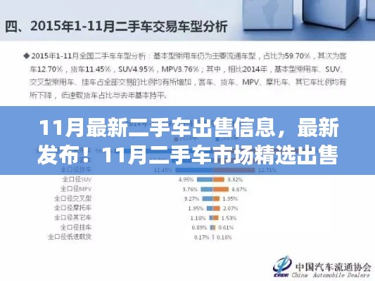 11月二手车市场精选出售信息概览,最新发布与精选车辆一览