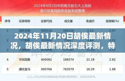 胡俟最新深度评测报告,特性、使用体验与目标用户群体分析