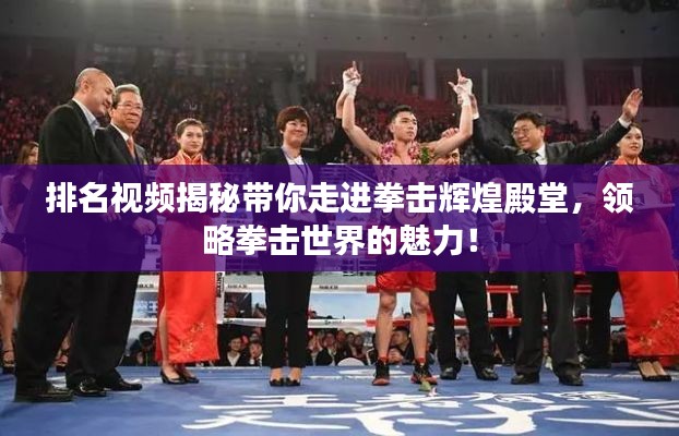 排名视频揭秘带你走进拳击辉煌殿堂,领略拳击世界的魅力!